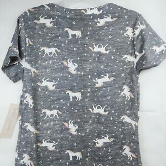 Girls Unicorn Pajama Bobbie Brooks 7/8 - Picture 3 of 12